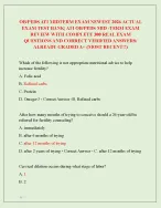 OB/PEDS ATI MIDTERM EXAM NEWEST 2026 ACTUAL  EXAM TEST BANK| ATI OB/PEDS MID -TERM EXAM  REVIEW