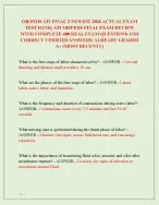 OB/PEDS ATI FINAL 2 NEWEST 2026 ACTUAL EXAM  TEST BANK| ATI OB/PEDS FINAL EXAM REVIEW