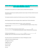 IICRC WRT Exam Study Guide (2024/2025) | ActualQuestions and Answers Latest Updated 2024/2025 (Grad