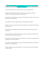 WRT Exam (2024/2025) | ActualQuestions and Answers Latest Updated 2024/2025 (Graded A+)