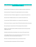 WRT-ASD Kahoots Exam (2024/2025) | ActualQuestions and Answers Latest Updated 2024/2025 (Graded A+)