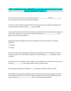 WRT Certification Exam (2024/2025) | ActualQuestions and Answers Latest Updated 2024/2025 (Graded A