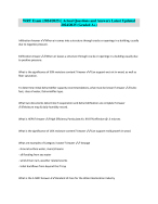 WRT Exam (2024/2025) | ActualQuestions and Answers Latest Updated 2024/2025 (Graded A+)