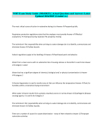 WRT Exam Study Guide (2024/2025) | ActualQuestions and Answers Latest Updated 2024/2025 (Graded A+)