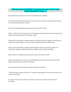 WRT Final Exam (2024/2025) | Actual Questions and Answers Latest Updated 2024/2025 (Graded A+)