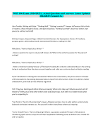 WRT 106 Exam (2024/2025) | Actual Questions and Answers Latest Updated 2024/2025 (Graded A+)