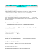 Unit 32 Oil Heat Exam | Actual Questions and Answers Latest Updated 2024/2025 (Graded A+)