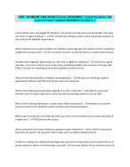 UHC '24 MEDICARE BASICS Exam (2024/2025) | ActualQuestions and Answers Latest Updated 2024/2025 (Gr