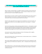 UHC Medicare Basics Test (2024/2025) | ActualQuestions and Answers Latest Updated 2024/2025 (Graded