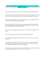 UHC Exam (2024/2025) | Actual Questions and Answers Latest Updated 2024/2025 (Graded A+)