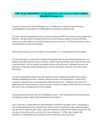 UHC Exam (2024/2025) | Actual Questions and Answers Latest Updated 2024/2025 (Graded A+)