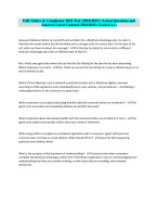 UHC Ethics & Compliance 2024 Test (2024/2025) | ActualQuestions and Answers Latest Updated 2024/202