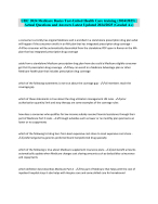 UHC 2024 Medicare Basics Test-United Health Care training (2024/2025) | ActualQuestions and Answers