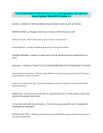 TX MANICURIST WRITTEN EXAM | Actual Questions And Answers Latest Updated 2024/2025 (Graded A+)