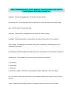 TSIA2: Reading/Writing Exam (BMSN) | ActualQuestions and Answers Latest Updated 2024/2025 (Graded A