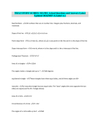 TSIA2 STUDY GUIDES: MATH | Actual Questions and Answers Latest Updated 2024/2025 (Graded A+)