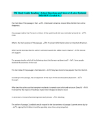 TSI Study Guide Reading | Actual Questions and Answers Latest Updated 2024/2025 (Graded A+)