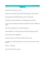 TSI Practice test 2 | Actual Questions and Answers Latest Updated 2024/2025 (Graded A+)