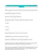 TSI Math test | Actual Questions and Answers Latest Updated 2024/2025 (Graded A+)