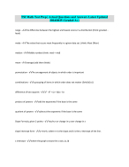 TSI Math Test Prep | Actual Questions and Answers Latest Updated 2024/2025 (Graded A+)