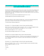 TSI MATH PLACEMENT STUDY GUIDE | Actual Questions and Answers Latest Updated 2024/2025 (Graded A+)