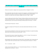 TSI Math Exam | Actual Questions and Answers Latest Updated 2024/2025 (Graded A+)