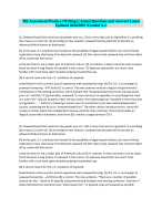 TSI Assessment Practice (Writing) | ActualQuestions and Answers Latest Updated 2024/2025 (Graded A+