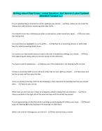 Driving school Final Exam | Actual Questions And Answers Latest Updated 2024/2025 (Graded A+)