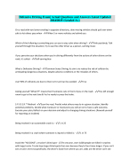 Defensive Driving Exam| Actual Questions and Answers Latest Updated 2024/2025 (Graded A+)