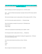 Drive Safe Study Questions | Actual Questions and Answers Latest Updated 2024/2025 (Graded A+)