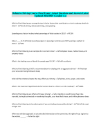 Defensive Driving Course Final Exam | ActualQuestions and Answers Latest Updated 2024/2025 (Graded