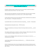 Defensive Driving Course Exam | Actual Questions and Answers Latest Updated 2024/2025 (Graded A+)