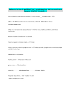 Defensive Driving School Final Test | ActualQuestions And Answers Latest Updated 2024/2025 (Graded