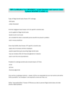 TIPS Certification Test (2024/2025) | ActualQuestions and Answers Latest Updated 2024/2025 (Graded