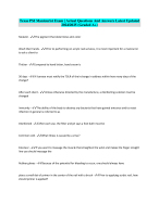 Texas PSI Manicurist Exam | Actual Questions And Answers Latest Updated 2024/2025 (Graded A+)