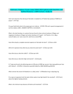 Stationary Engineer Exam (Latest 2024/ 2025 Update) withQuestions and Verified Answers| | 100% Corr