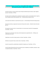 Stationary Engineer Exam Prep (Latest 2024/ 2025 Update) WithQuestions and Verified Answers| | 100%