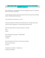 Sophos Study Guide | Actual Questions and Answers Latest Updated 2024/2025 (Graded A+)