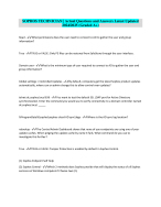 SOPHOS TECHNICIAN | Actual Questions and Answers Latest Updated 2024/2025 (Graded A+)