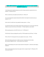 Sophos S80 Technician | Actual Questions and Answers Latest Updated 2024/2025 (Graded A+)