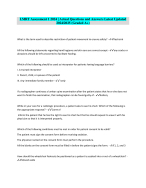 LMRT Assessment 1 2024 | Actual Questions and Answers Latest Updated 2024/2025 (Graded A+)