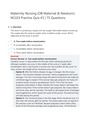 Maternity Nursing (OB Maternal & Newborn) NCLEX Practice Quiz #2 | 75 ...