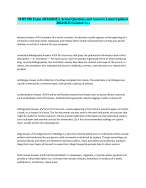 WRT 200 Exam (2024/2025) | Actual Questions and Answers Latest Updated 2024/2025 (Graded A+)