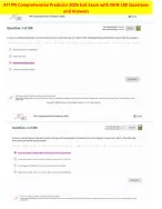 ATI PN Comprehensive Predictor 2026 Exit Exam with NGN 180 Questions and Answers.