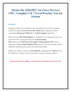 Air Force Services CDC 5-Level Practice Test - DocMerit