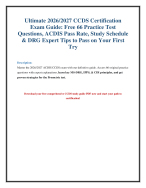 CCDS Exam Prep 2026/2027: Study Guide, Practice Questions & Pass Rates