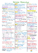 One page revision of redox reaction for neet