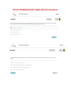 ATI RN Pharmacology 70 Screenshot Questions & Correct Answers for 2023-2024