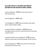 General NCLEX-RN Review  NEW UPDATE 2025 GRADED A+ QUESTIONS WITH 100% HIGHLIGHTED CORRECT ANSWERS