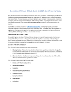 DumpsBoss CFA-Level-2 Study Guide: The Key to Passing